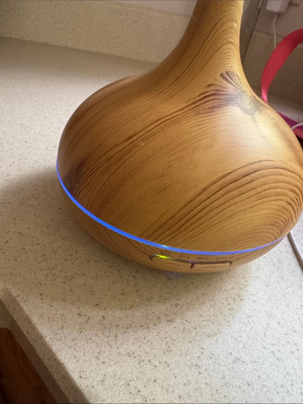 Wood Grain Essential Oil Diffuser - Light Brown